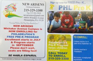 New Arisens Childcare Flyer 2