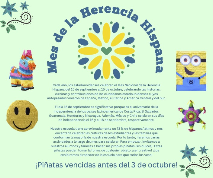 Hispanic Heritage Month Flyer - Spanish