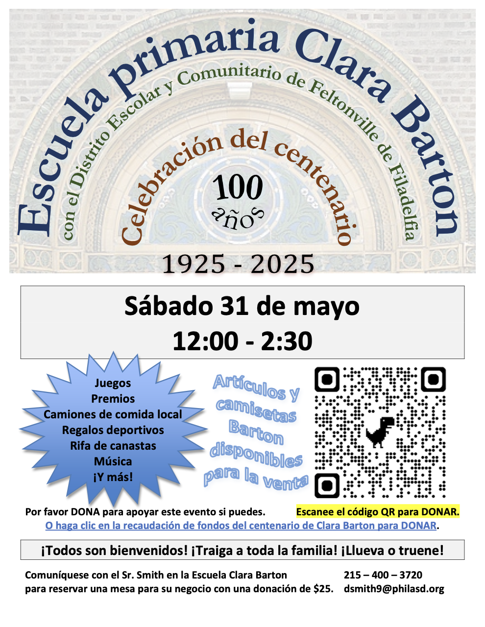 Barton Centennial Flyer - Spanish