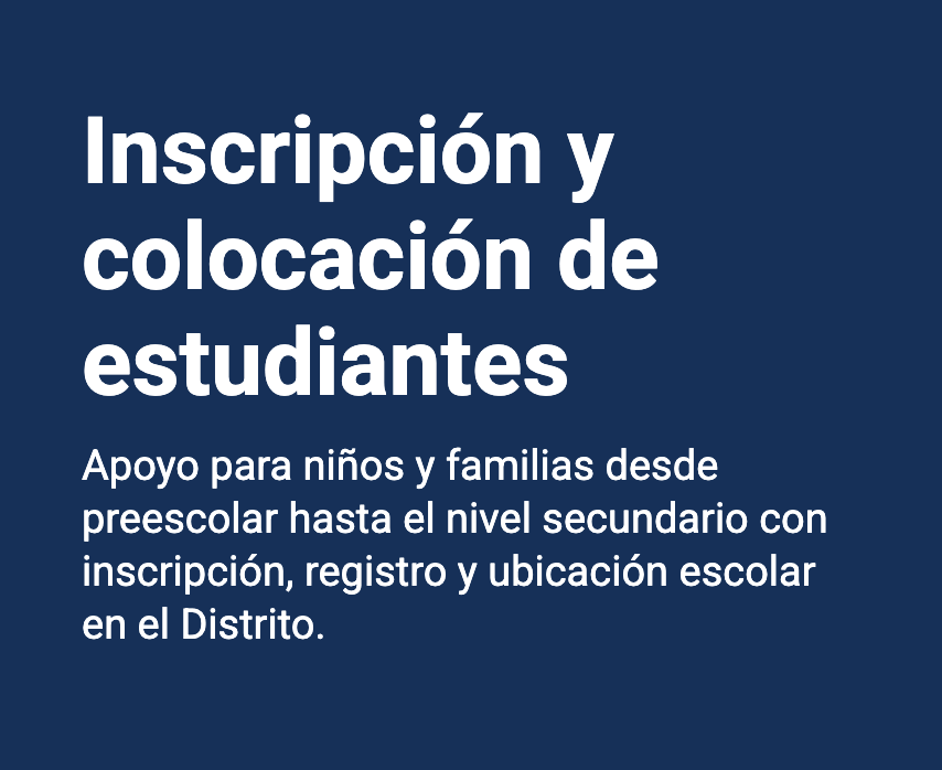 Student Enrollment and Placement Icon - Spanish